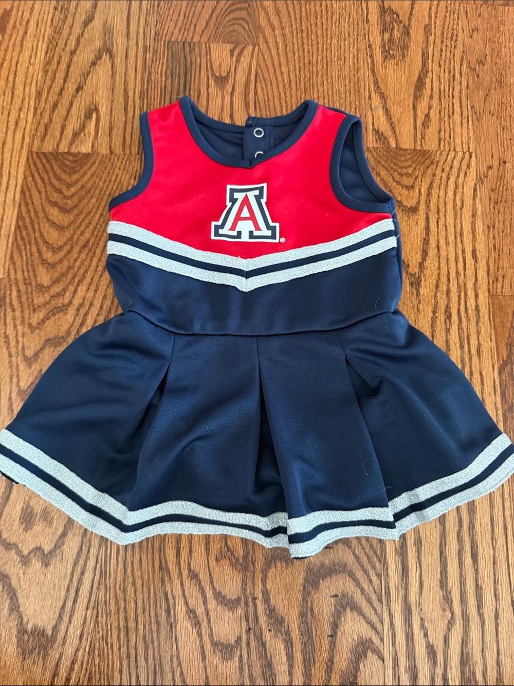 Colosseum Red and Navy Arizona Cheer Tank Dress